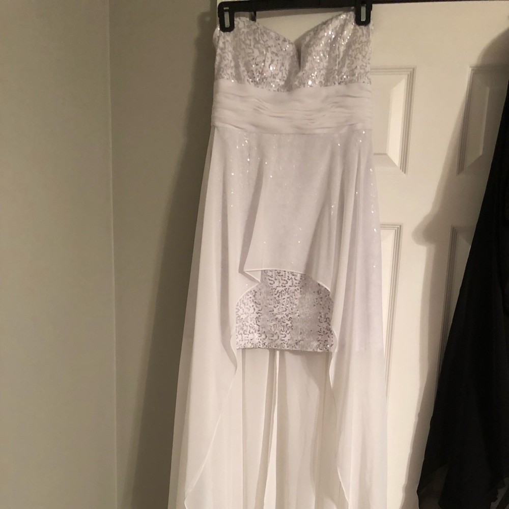 Hi/low cocktail dress